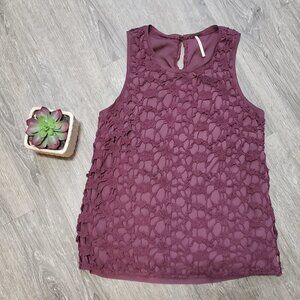 Temperance Artizia * Crochet Sleeveless Top * Sz S